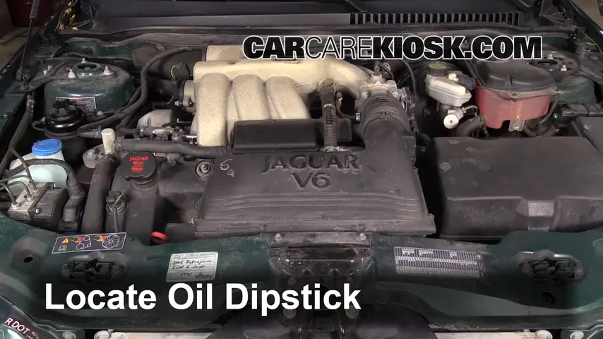 2005 Jaguar X-Type 3.0L V6 Sedan Oil Check Oil Level